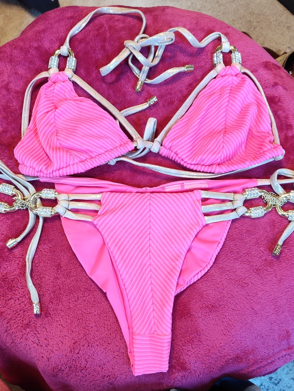 Pink Madagascar Glam Bikini